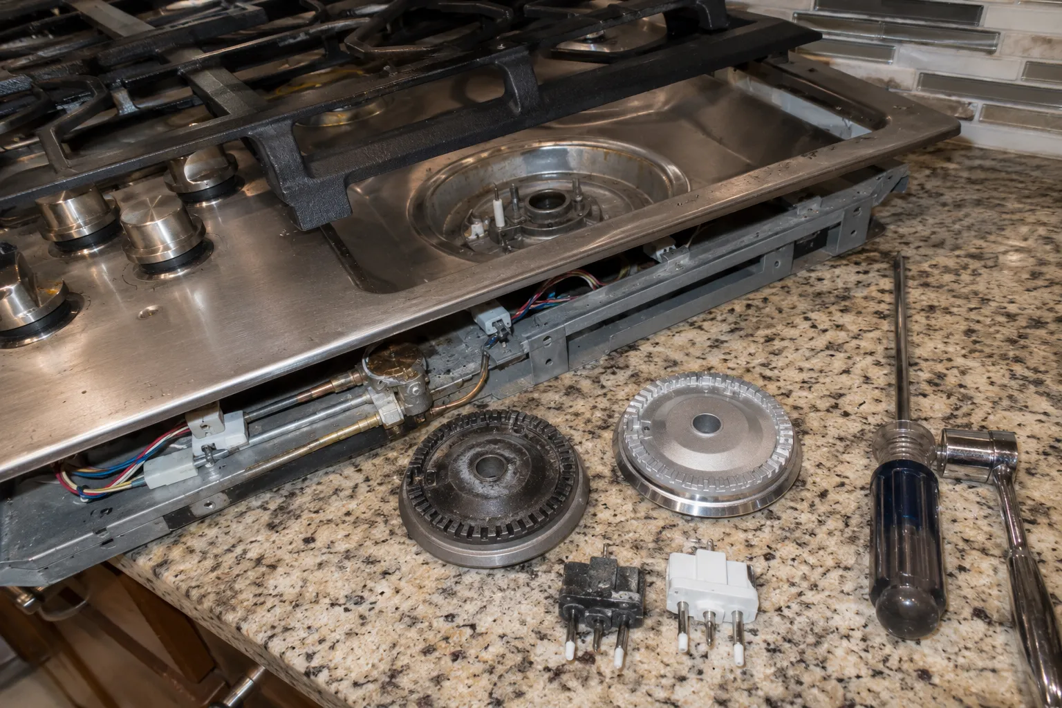 GE gas stove repair in Hempstead